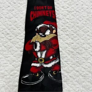 Looney Tunes Santa Taz Christmas Necktie